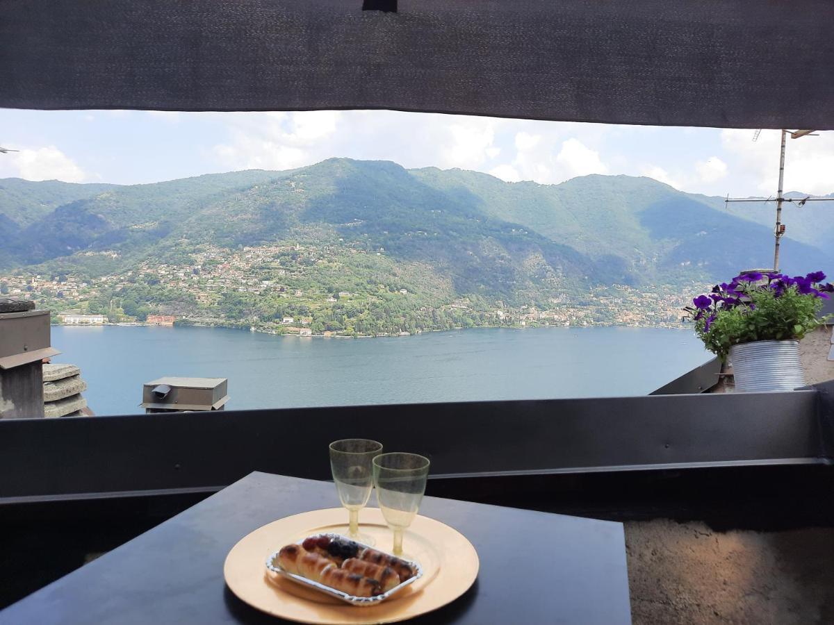 Luxury Room La Terrazza Sul Lago Di Como Blevio Exteriör bild